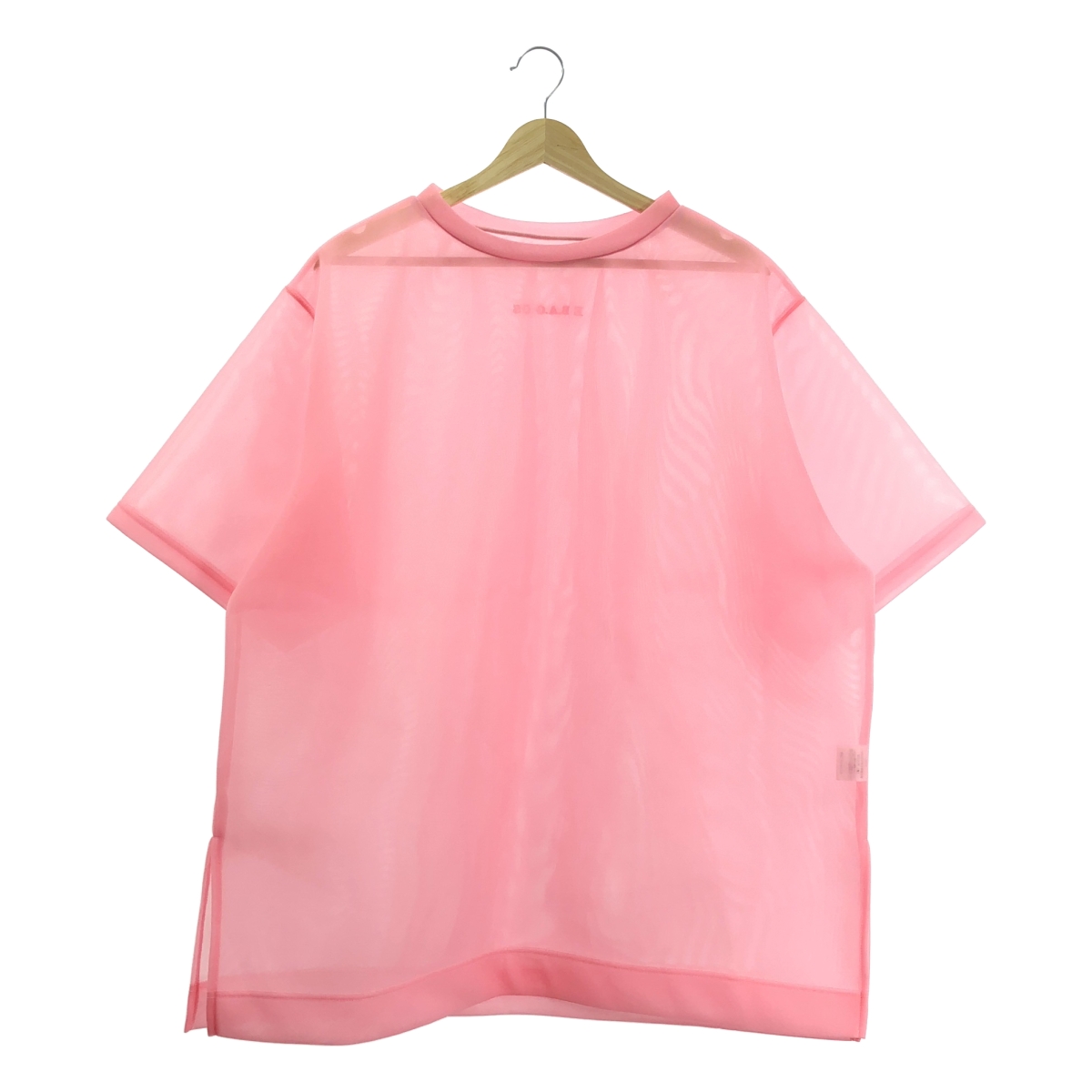 ebagos / エバゴス Wラッセル Big T-shirt / ロゴ シアー オーバー プルオーバー