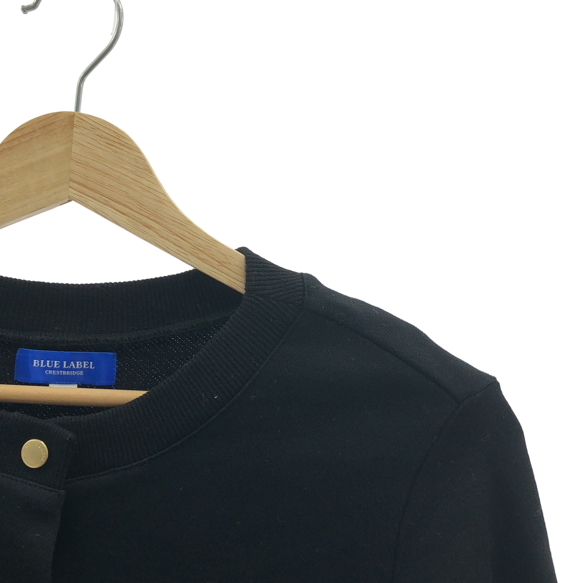 その他 袖裏チェック 吊り裏毛スウェット スナップボタン ブルゾン