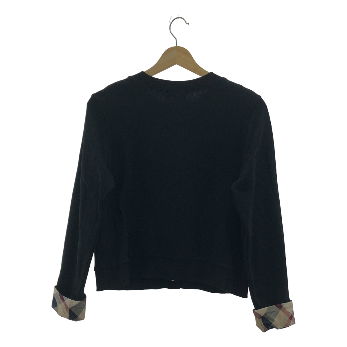 その他 袖裏チェック 吊り裏毛スウェット スナップボタン ブルゾン