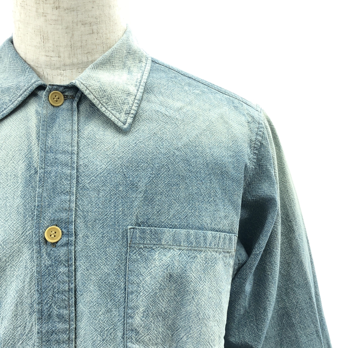 TAIGA TAKAHASHI / タイガタカハシ Palaka Jacket Lot .319 Ozone Bleach / パラカ ジャケット