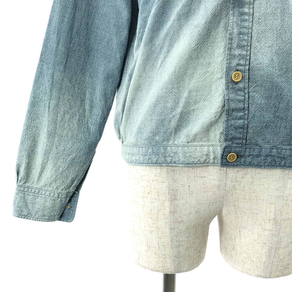 TAIGA TAKAHASHI / タイガタカハシ Palaka Jacket Lot .319 Ozone Bleach / パラカ ジャケット