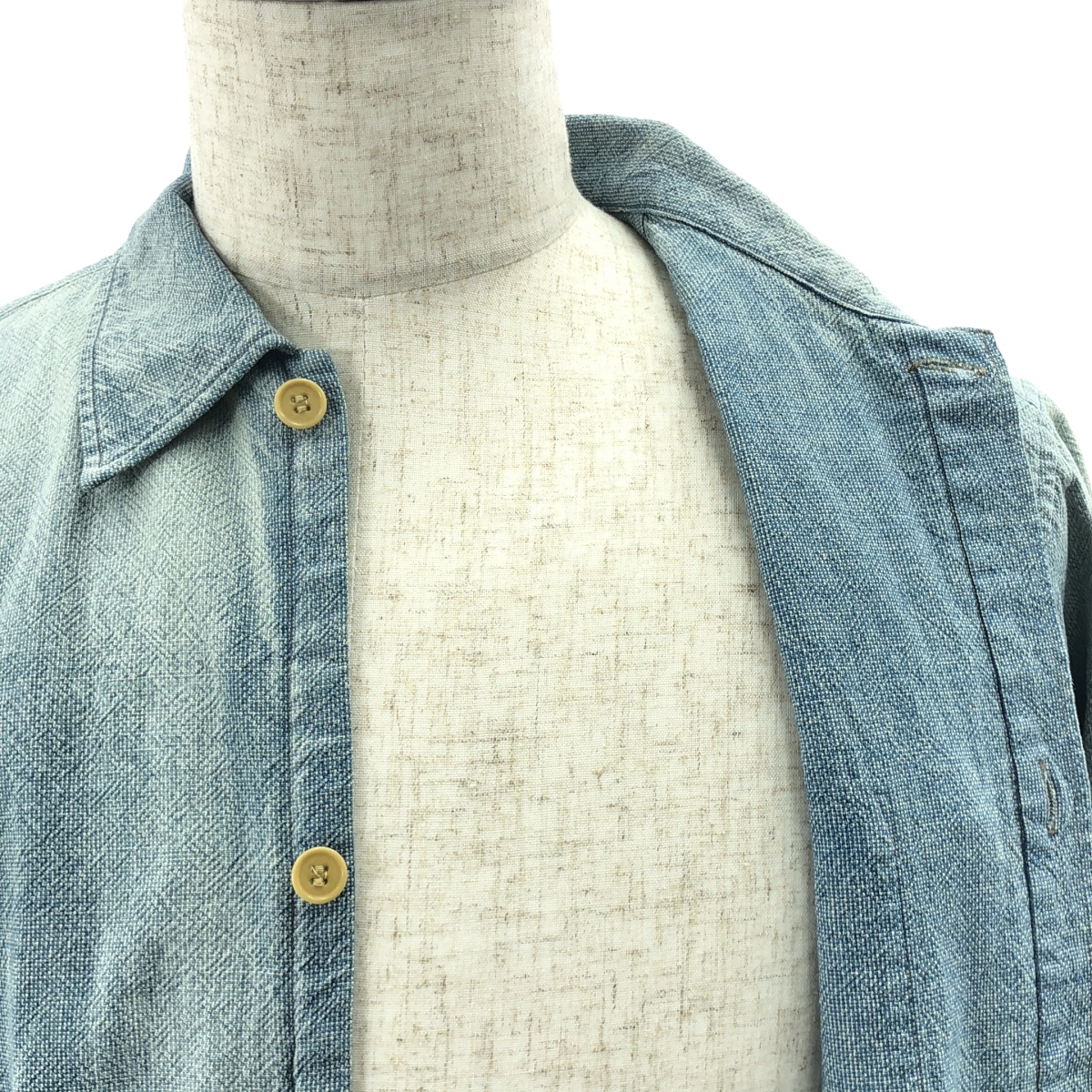 TAIGA TAKAHASHI / タイガタカハシ Palaka Jacket Lot .319 Ozone Bleach / パラカ ジャケット