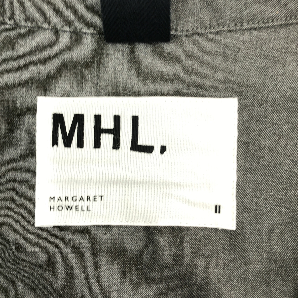 MHL. / エムエイチエルマーガレットハウエル MELANGE COTTON CHAMBRAY OP メランジコットン シャンブレー ワンピース