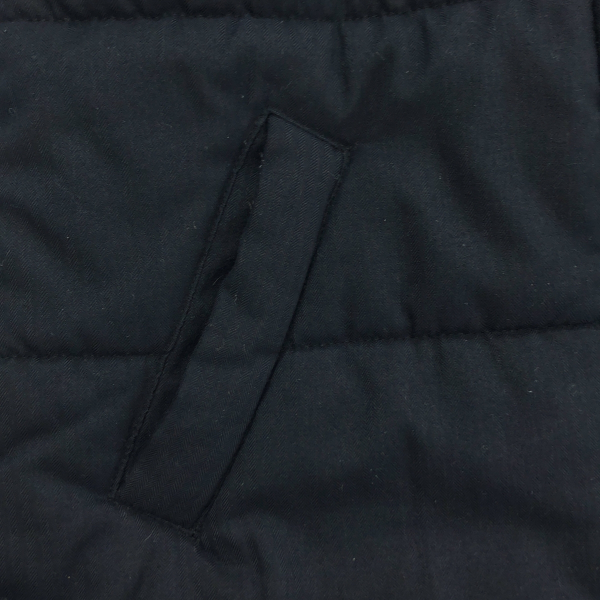 None / NIMES / ニーム ヘリンボーン 中綿 コート フーディ