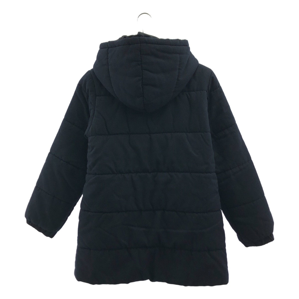 None / NIMES / ニーム ヘリンボーン 中綿 コート フーディ