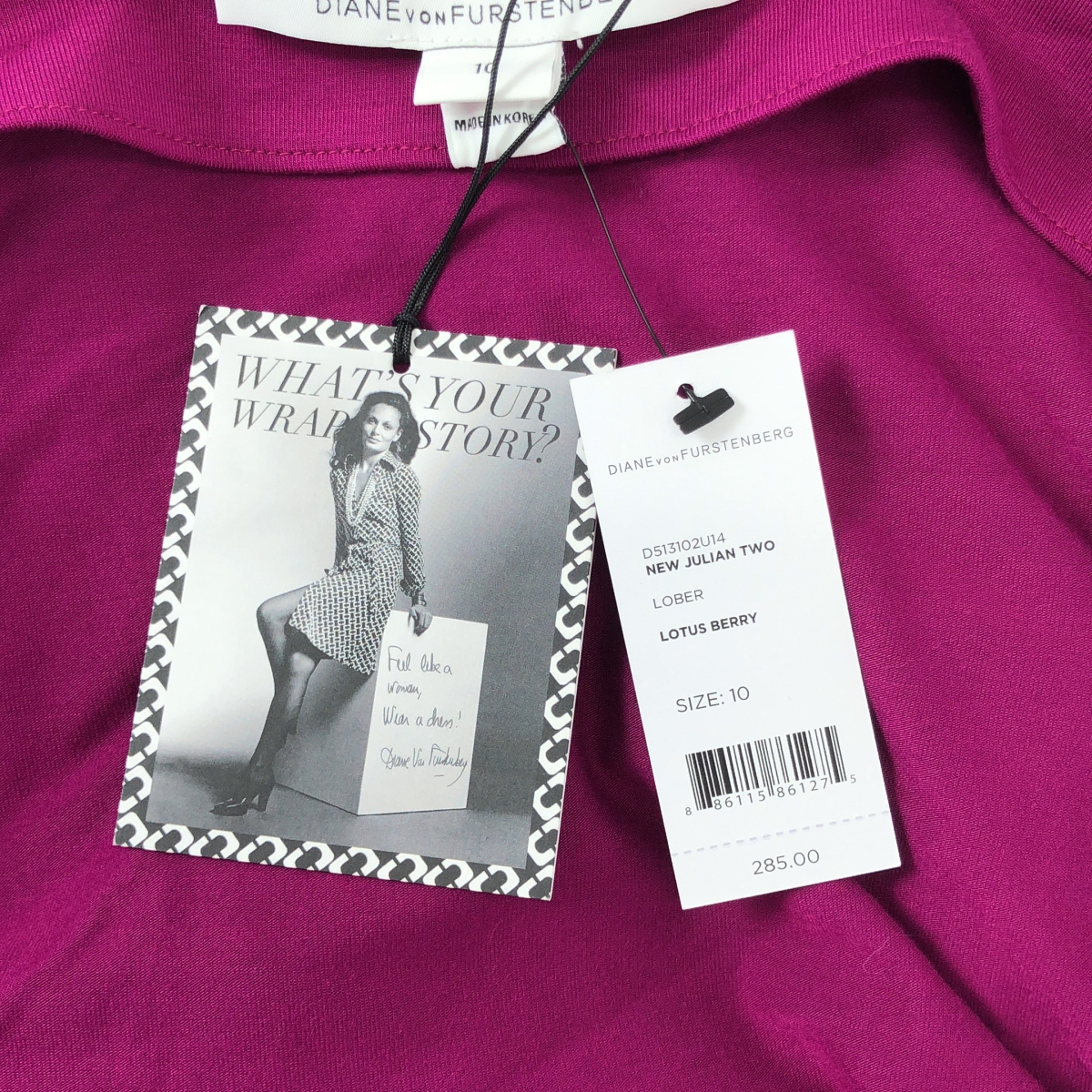 DIANE VON FURSTENBERG / ダイアンフォンファステンバーグ NEW JULIAN TWO / レーヨン ラップワンピース