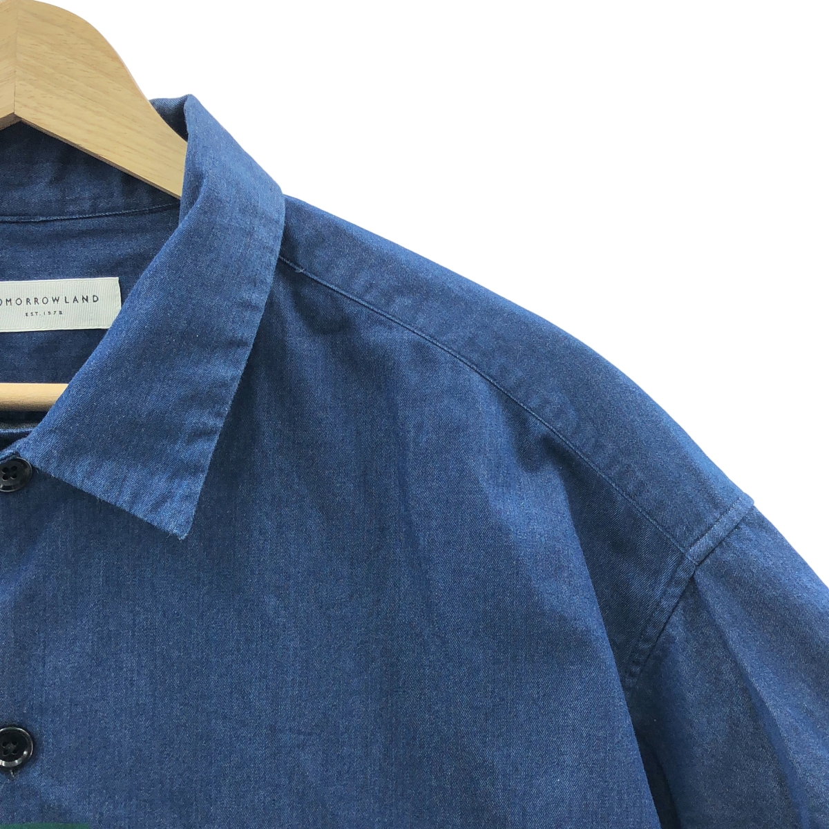 TOMORROWLAND / トゥモローランド コットン プリントプロセッシング シャツ