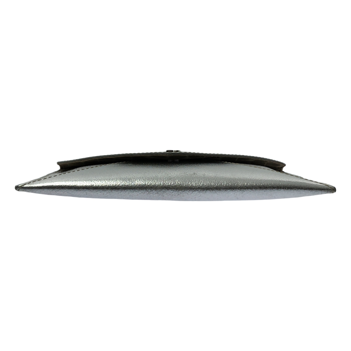 KATE SPADE / ケイトスペード レザー メタリック フラップ クラッチバッグ / 柄総裏地