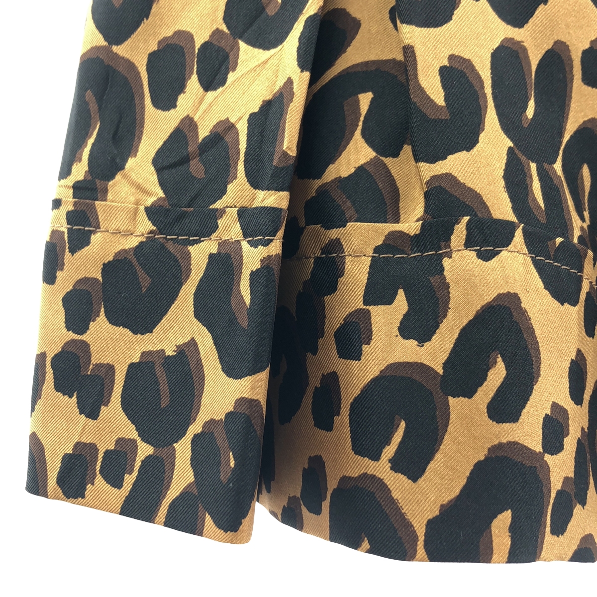 Louis Vuitton / ルイヴィトン レオパード シルク フレアスカート