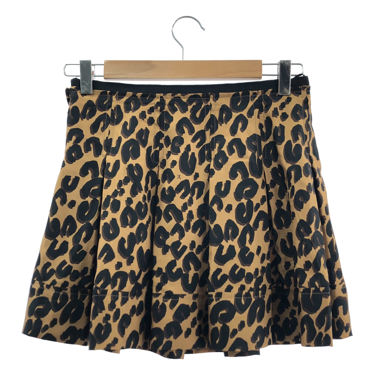Louis Vuitton / ルイヴィトン レオパード シルク フレアスカート