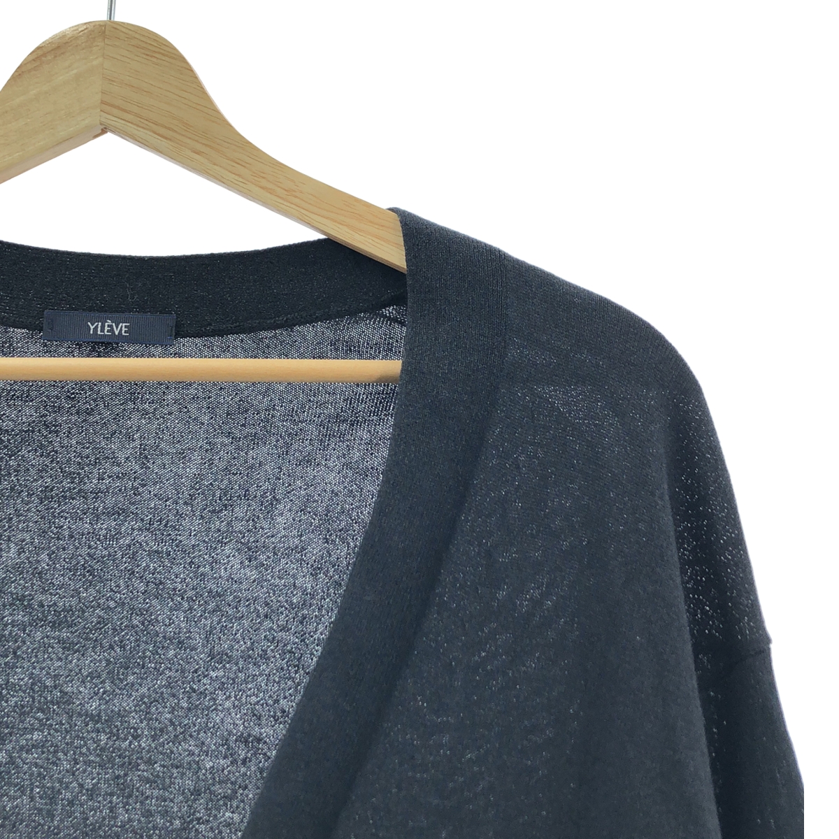 YLEVE / イレーヴ アンサンブル / ペーパー コットン カーディガン ノースリーブ トップス