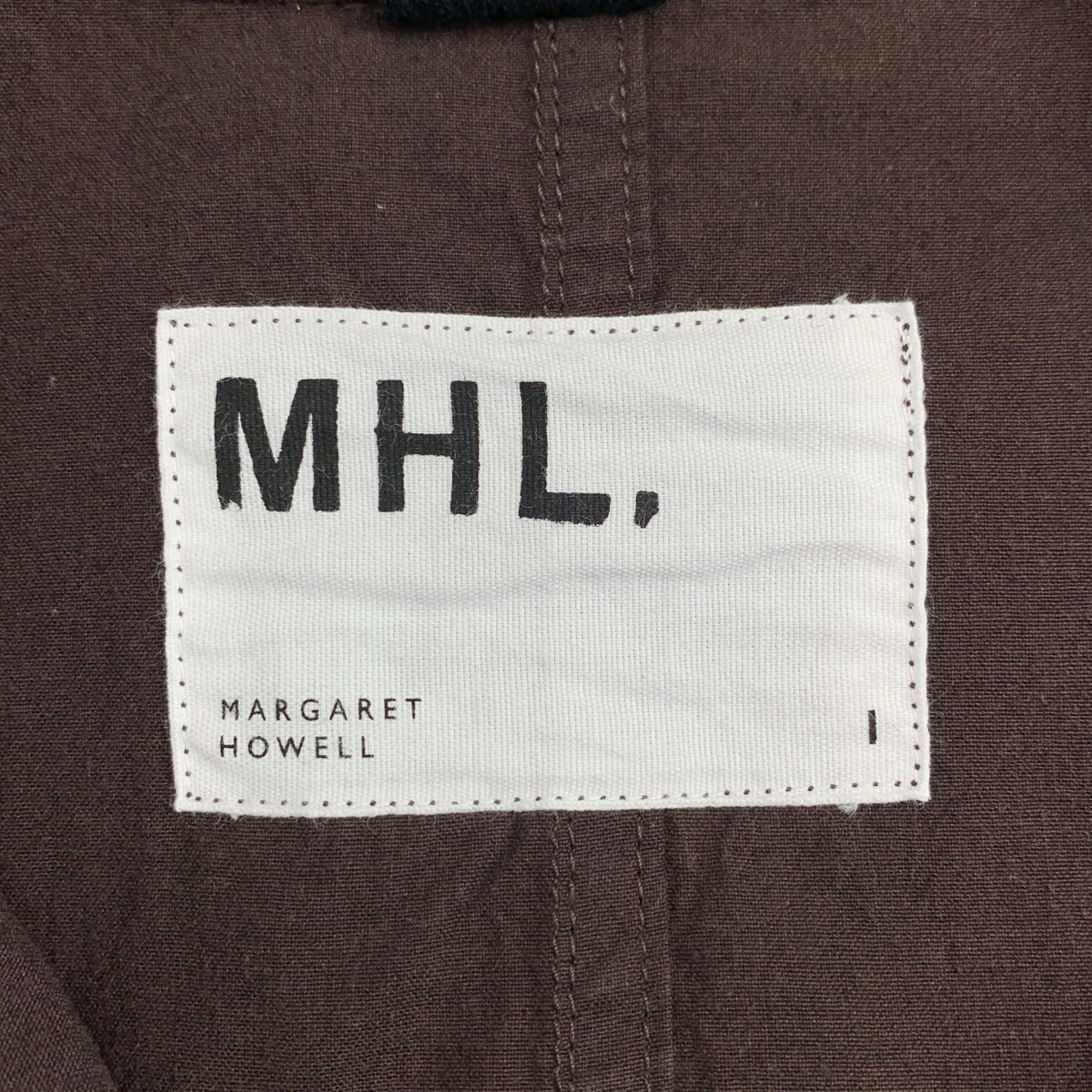 MHL. / エムエイチエルマーガレットハウエル OVERDYE MELANGE COTTON LINEN コットン リネン ジャケット