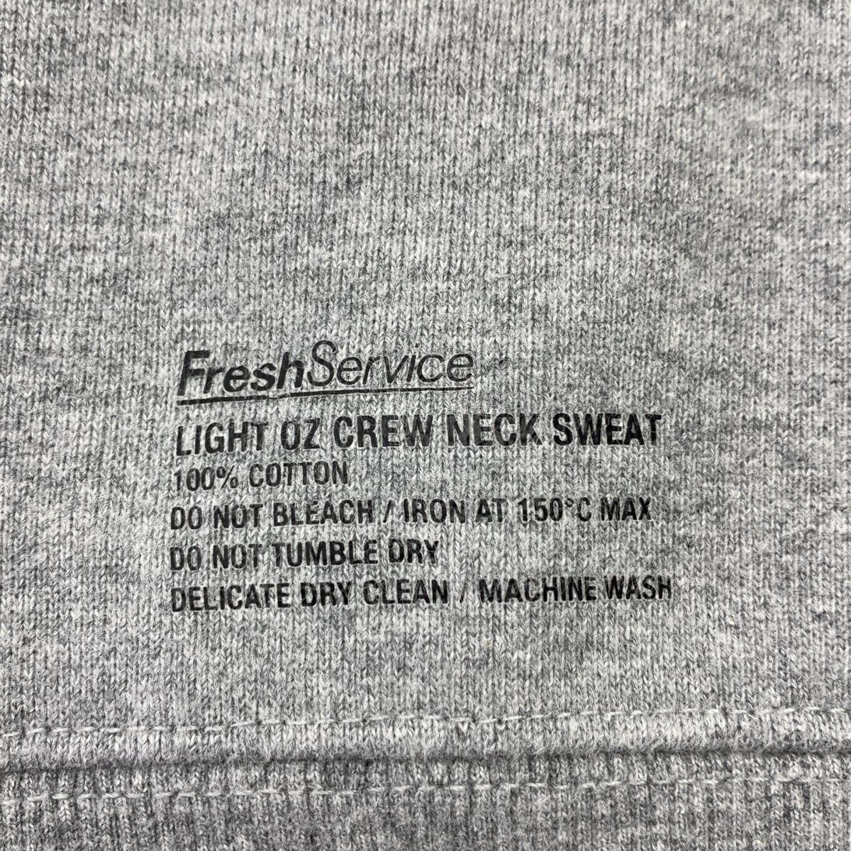 FreshService / フレッシュサービス LIGHT OZ CREW NECK SWEAT ライトオンス クルーネック スウェット