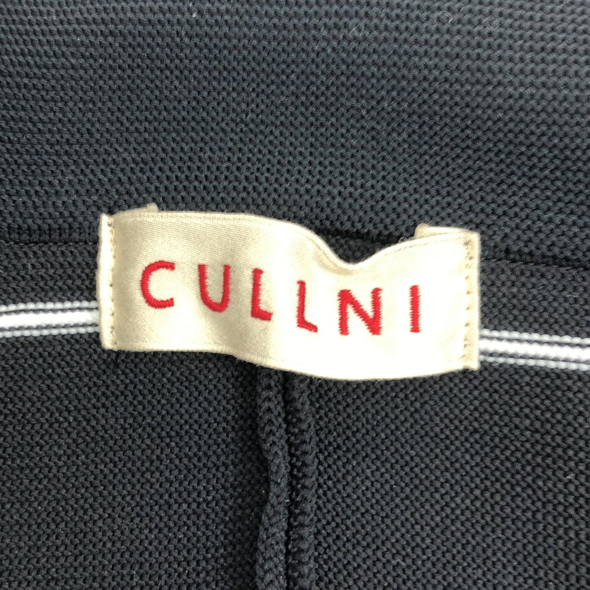 CULLNI / クルニ ポリエステル ニット スリット ロングコート