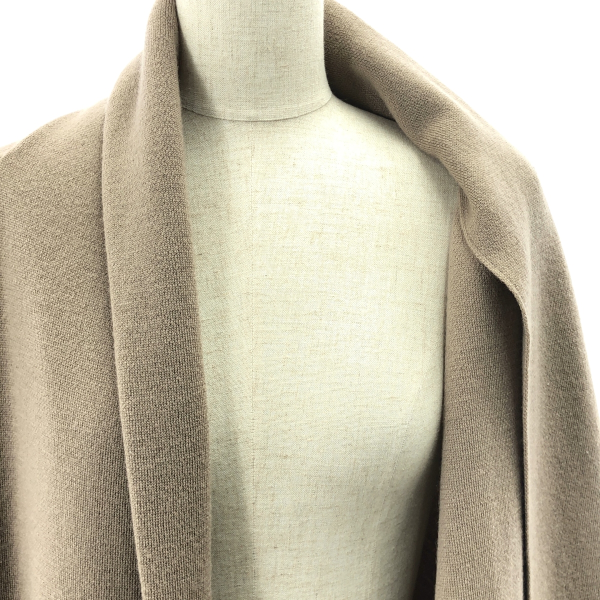 MUSE de Deuxieme Classe / ミューズドゥーズィーエムクラス スムースニットガウンコート