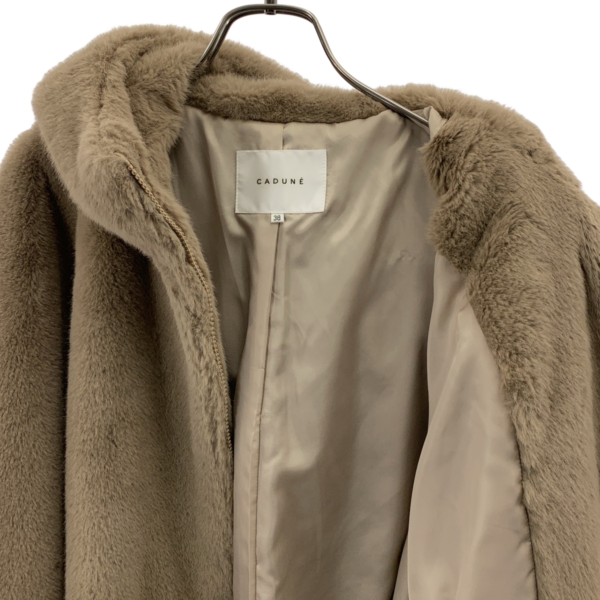 CADUNE / カデュネ フーデッド ファーコート ジャケット