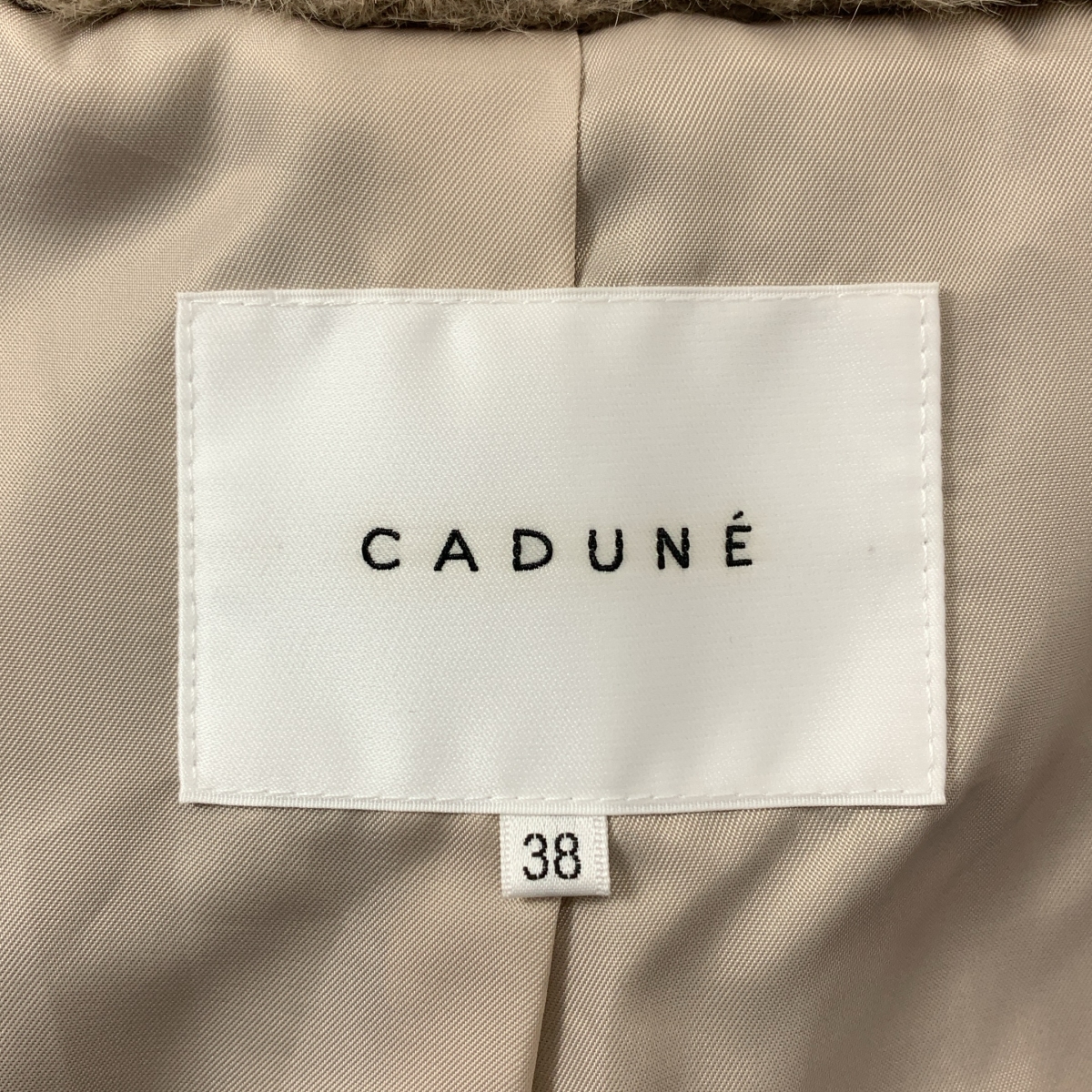 CADUNE / カデュネ フーデッド ファーコート ジャケット