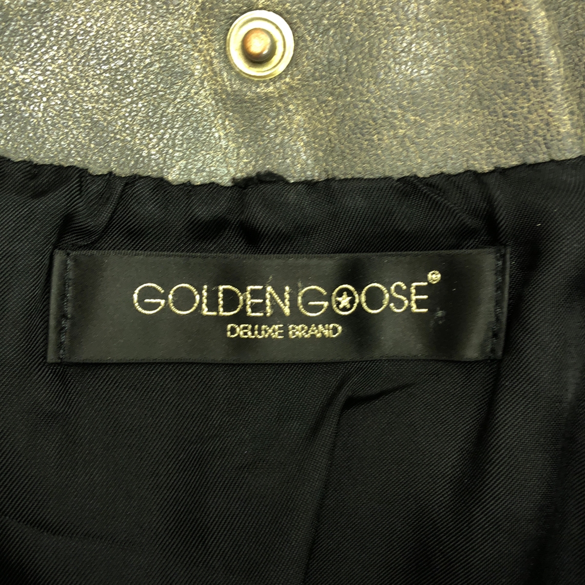 Deuxieme Classe / ドゥーズィエムクラス 【 GOLDEN GOOSE / ゴールデングース 】 牛革 カウレザー スタッズ ダメージ加工  ダブルライダース ジャケット / 総裏地