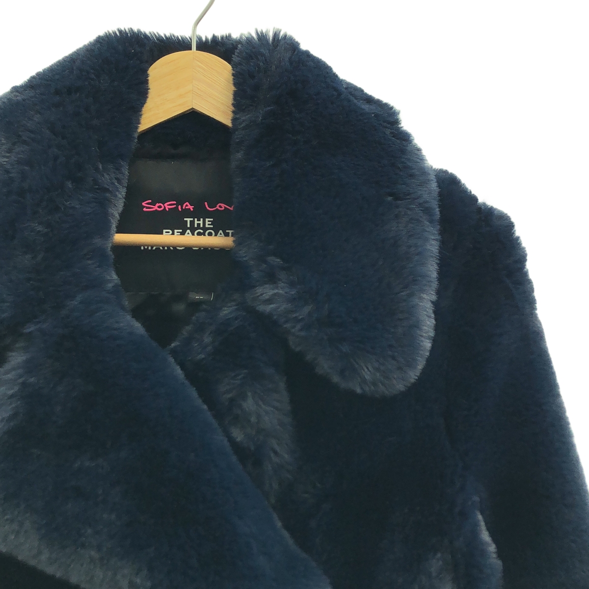 MARC JACOBS / マークジェイコブス Sofia Loves Faux Fur Coat フェイクファー ダブル コート