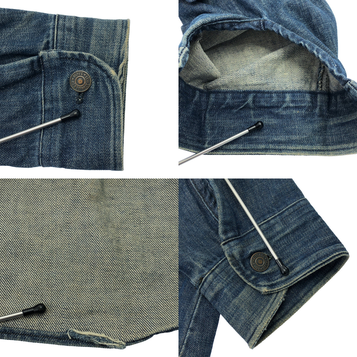 Levi's / リーバイス 1970s ヴィンテージ BIG E エポレット 濃紺 デニム シャツ ジャケット