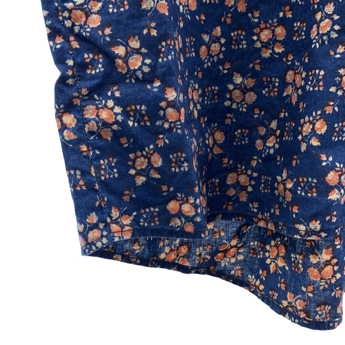 OUTIL / ウティ CHEMISIER COLETTA S/S SHIRT フラワープリント 半袖 コットンリネン シャツ 花柄