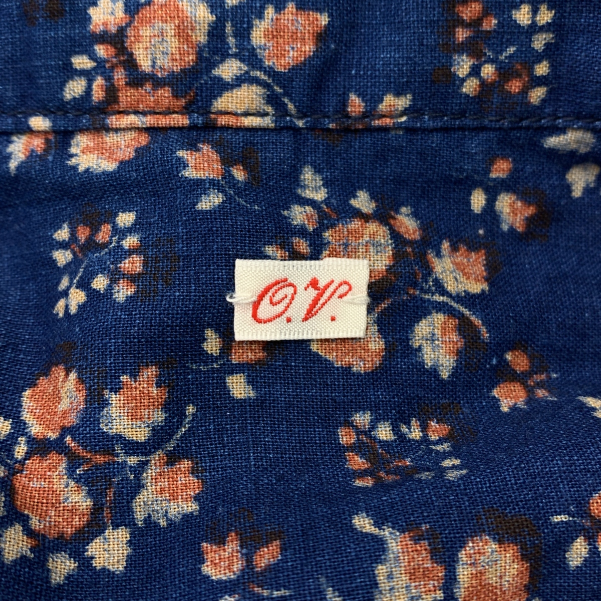 OUTIL / ウティ CHEMISIER COLETTA S/S SHIRT フラワープリント 半袖 コットンリネン シャツ 花柄