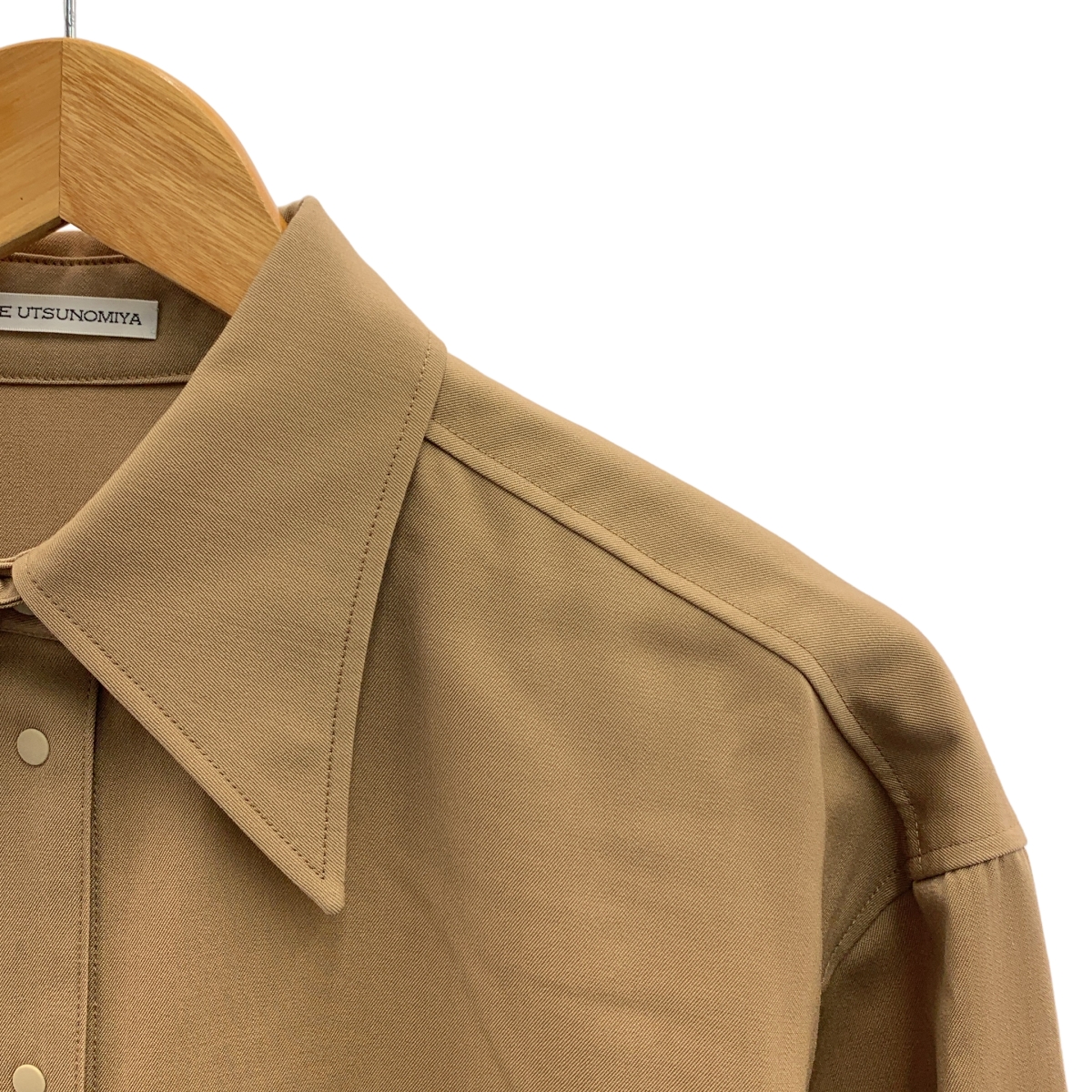 AKANE UTSUNOMIYA / アカネウツノミヤ ウール オーバーサイズ シャツ