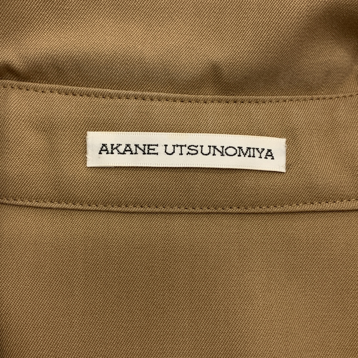 AKANE UTSUNOMIYA / アカネウツノミヤ ウール オーバーサイズ シャツ