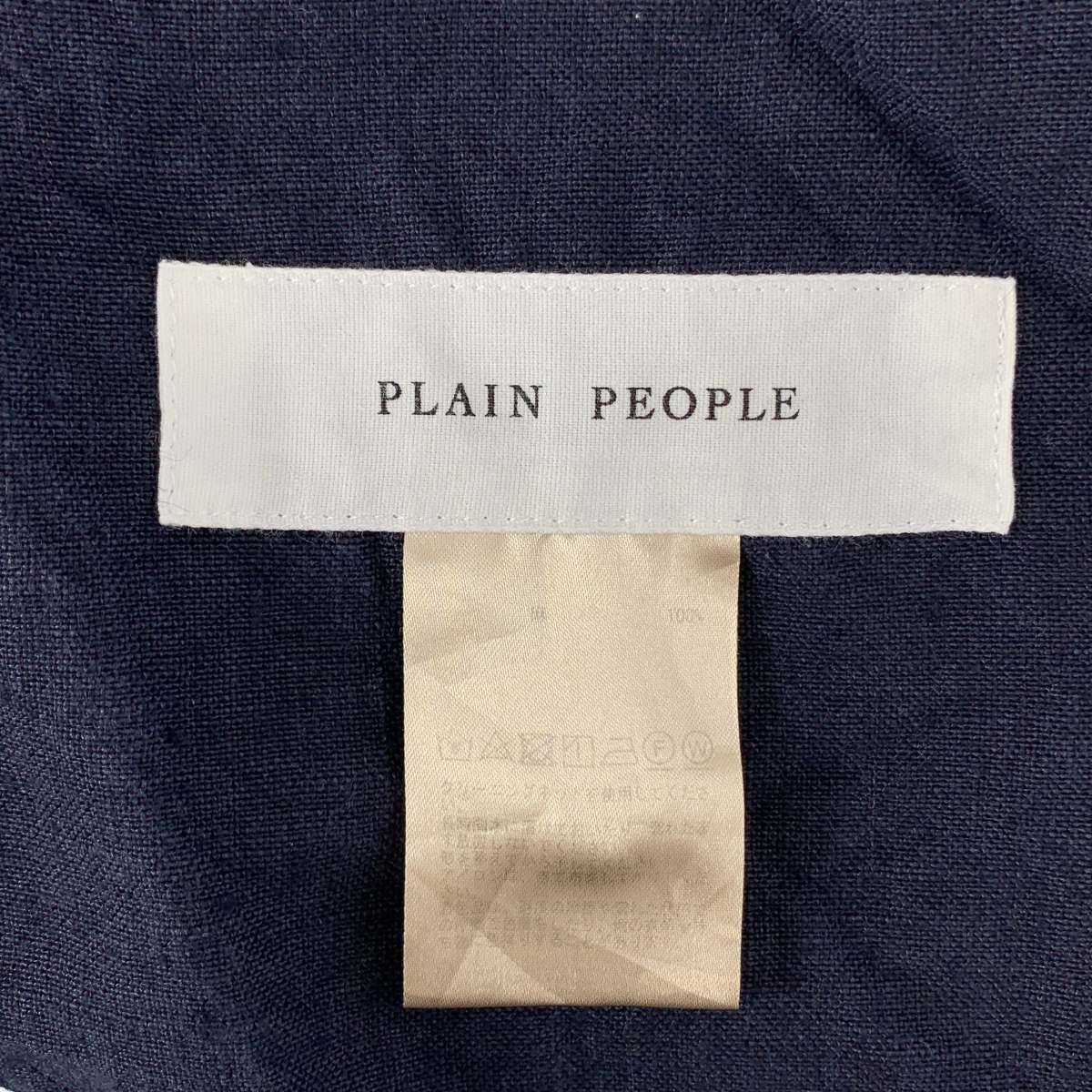 PLAIN PEOPLE / プレインピープル リネン ドルマンスリーブ ワンピース