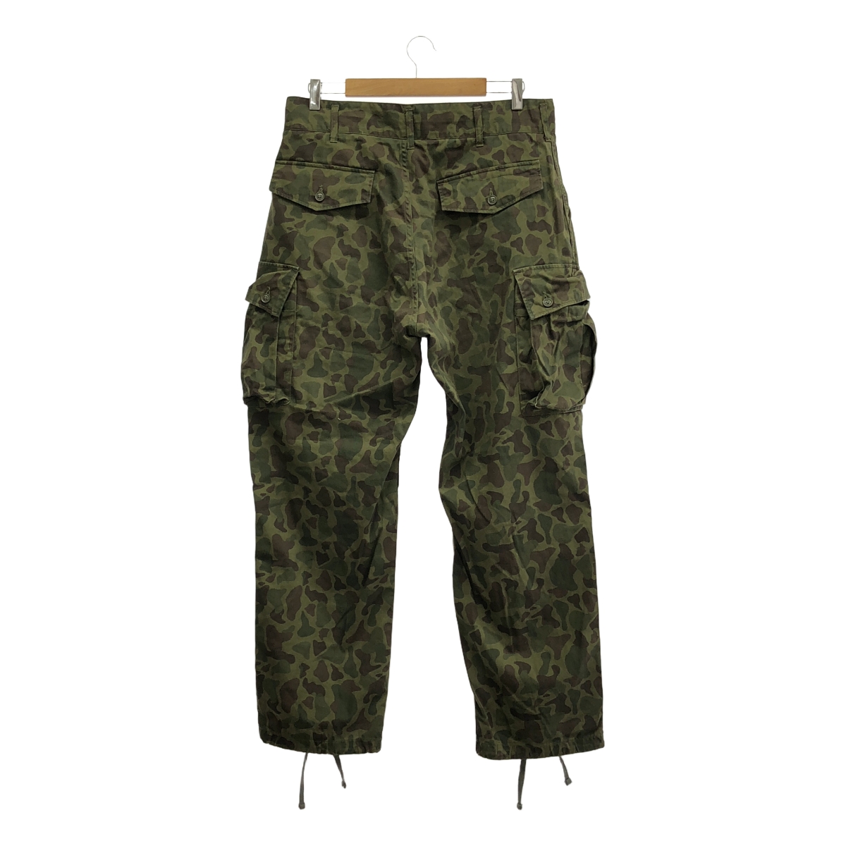 Engineered Garments / エンジニアドガーメンツ SUNRISE MARKET別注 FA Pant 6.5oz Flat Twill Olive Camo 迷彩 カーゴパンツ