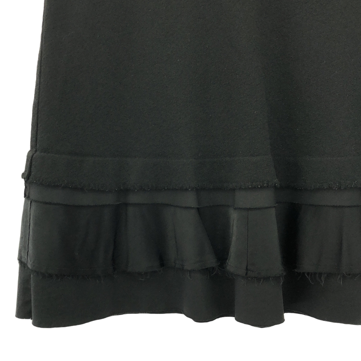 tricot COMME des GARCONS / トリココムデギャルソン ウール カットオフ ティアードスカート