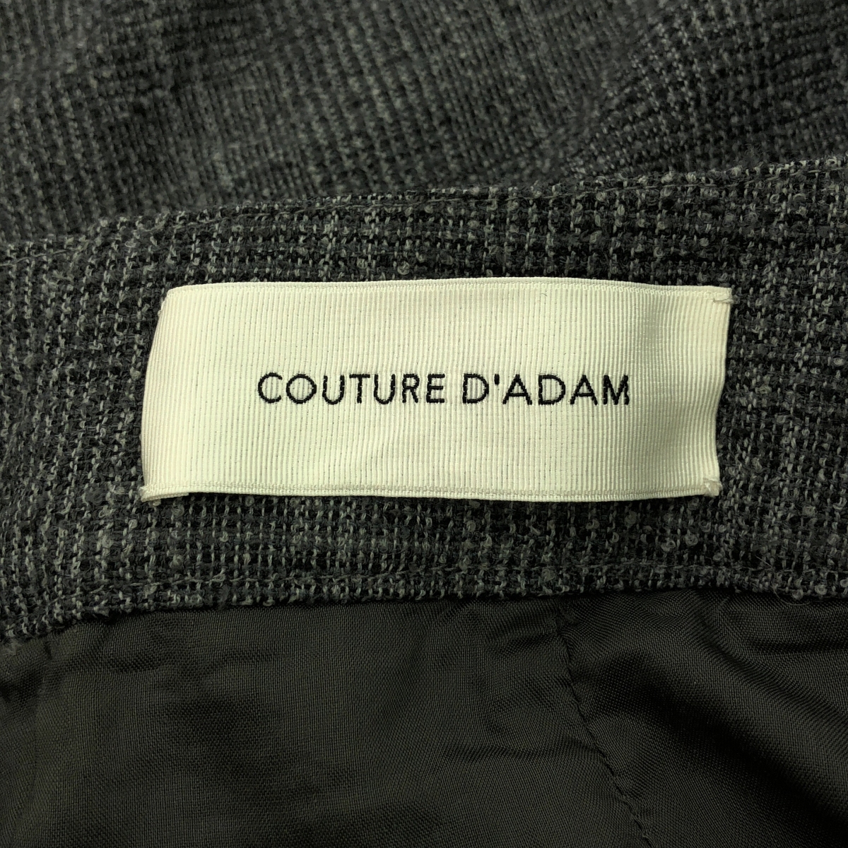 COUTURE D'ADAM / クチュールドアダム ウール金ボタンスカート