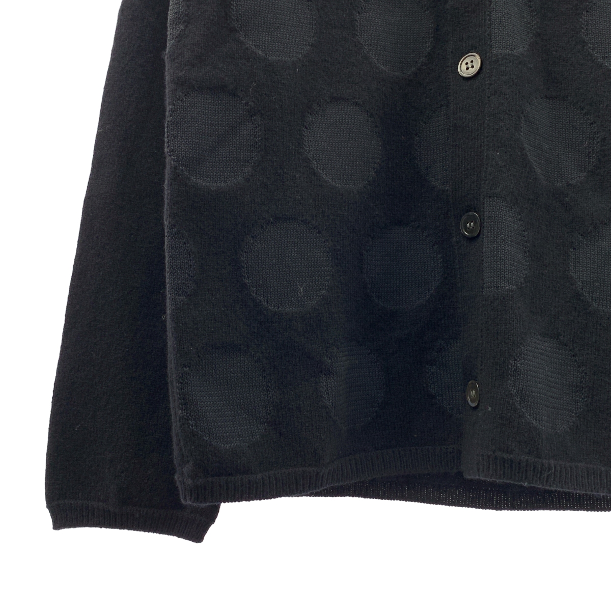 COMME des GARCONS HOMME DEUX / コムデギャルソンオムドゥ ドット ウール Vネックニット カーディガン