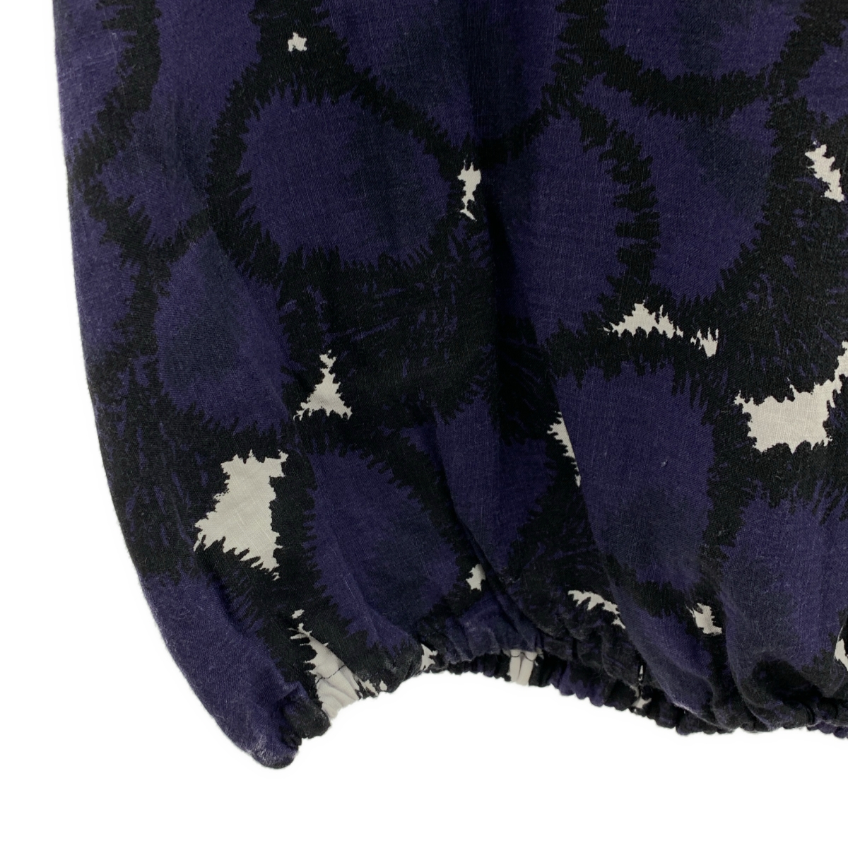 mina perhonen / ミナペルホネン sumile リネン ギャザー プルオーバー 半袖ブラウス