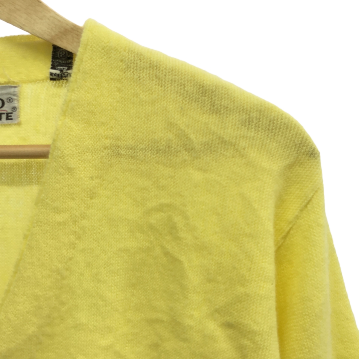 VINTAGE / ヴィンテージ古着 推定1970s〜 IZOD LACOSTE ワッペン ニット カーディガン
