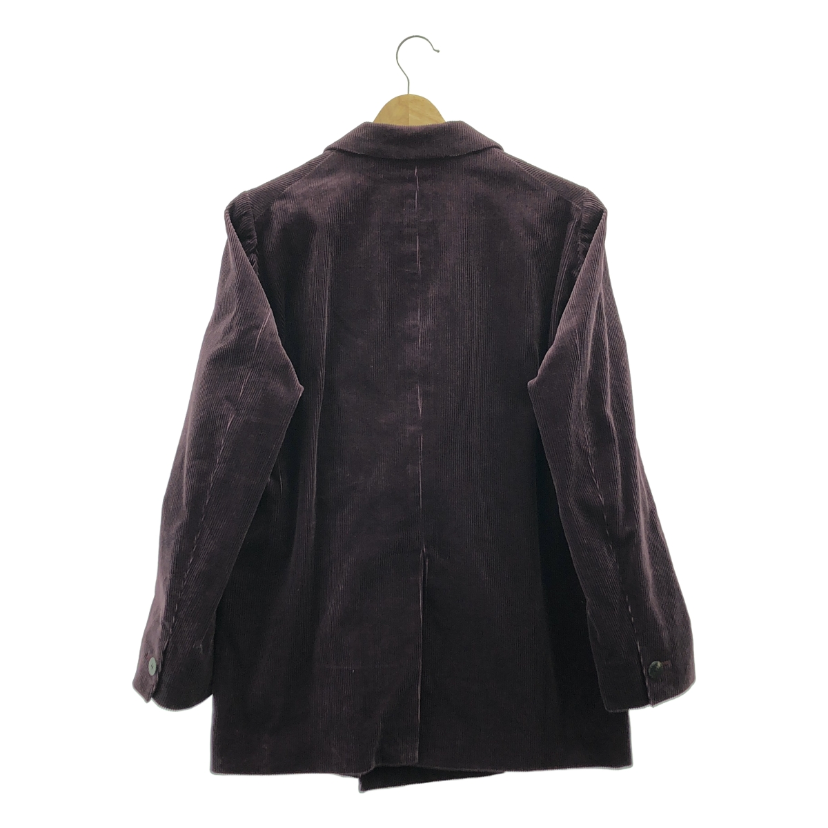 OVERCOAT / オーバーコート Corduroy Double Breasted Jacket WINE コーデュロイ ジャケット / ユニセックス