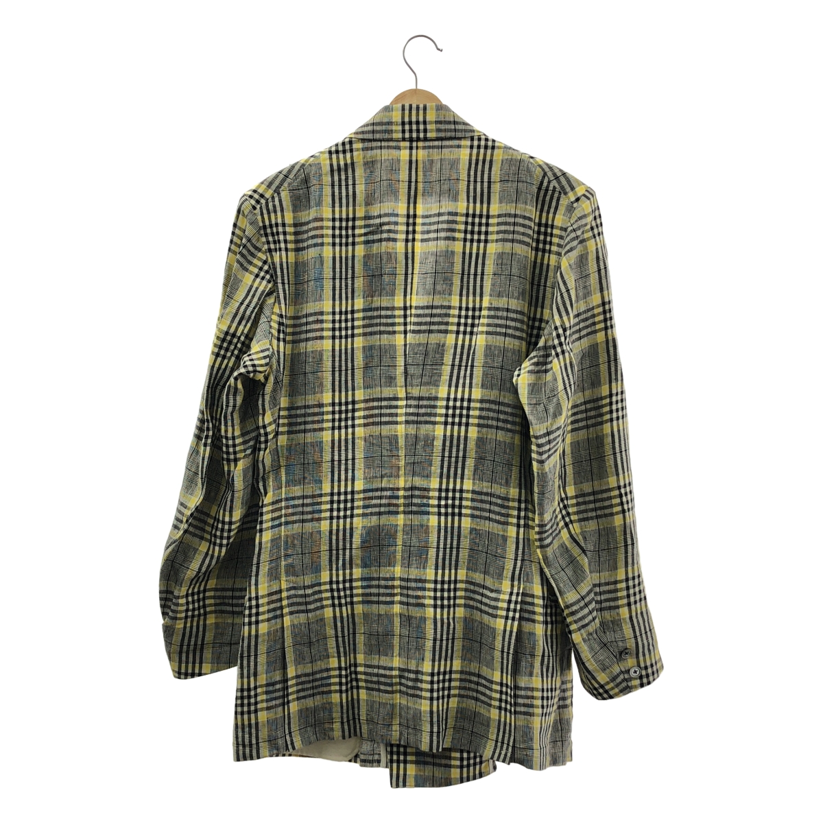 JUN MIKAMI / ジュンミカミ リネン チェック柄 テーラードジャケット