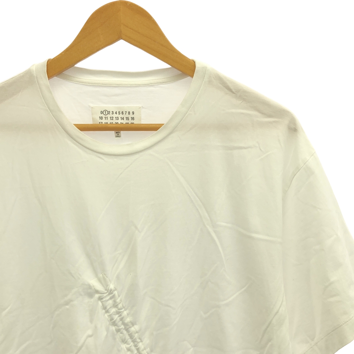 Maison Margiela / メゾンマルジェラ コットン クルーネック シャーリングTシャツ