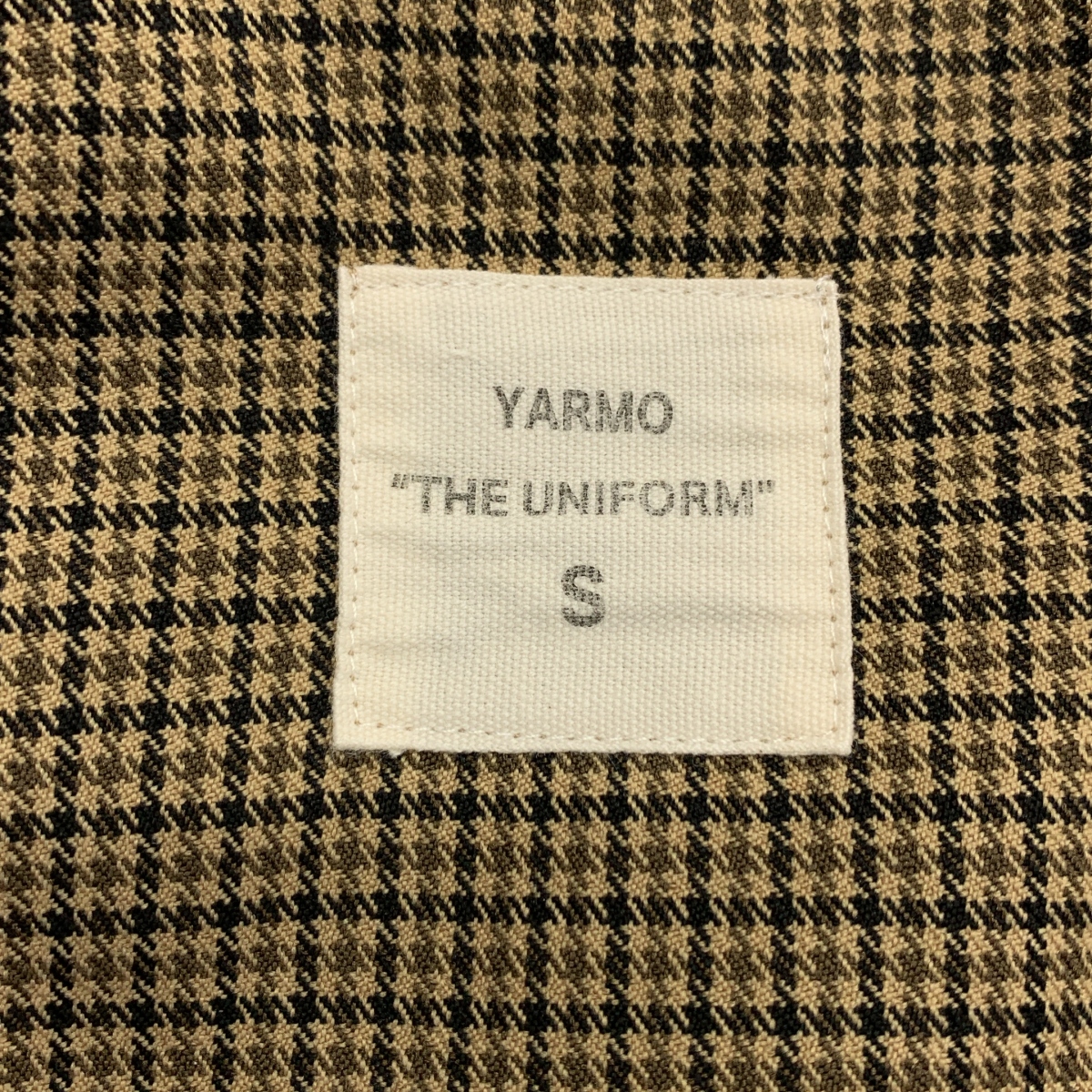 Yarmo / ヤーモ THE UNIFORM / ガンクラブチェック クック イージー パンツ