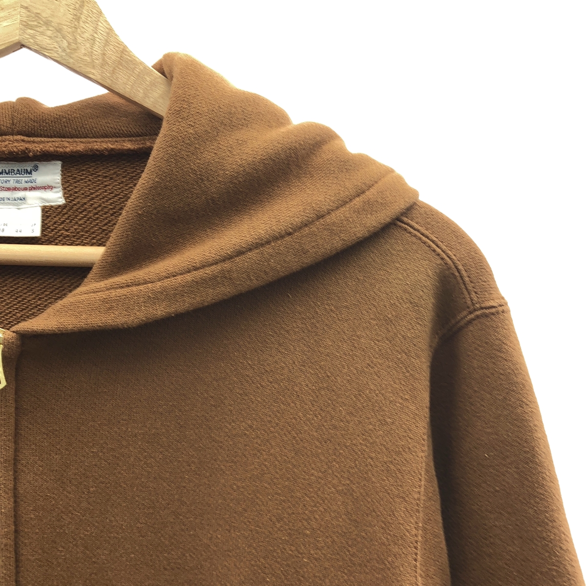 STAMMBAUM / シュタンバウム SUVIN COTTON スウェット ジップパーカー