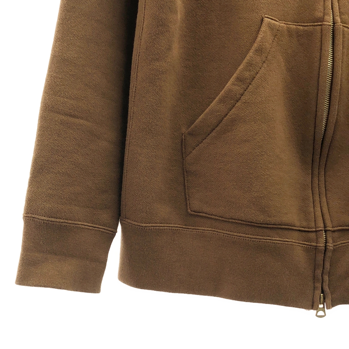 STAMMBAUM / シュタンバウム SUVIN COTTON スウェット ジップパーカー