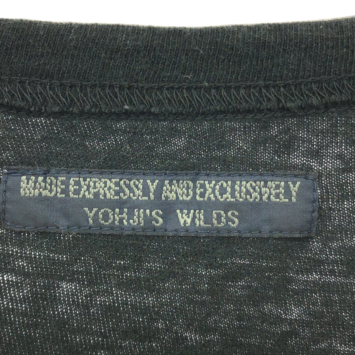 REGULATION Yohji Yamamoto / レギュレーションヨウジヤマモト 再構築 変形 アシンメトリー ロングカットソー Tシャツ