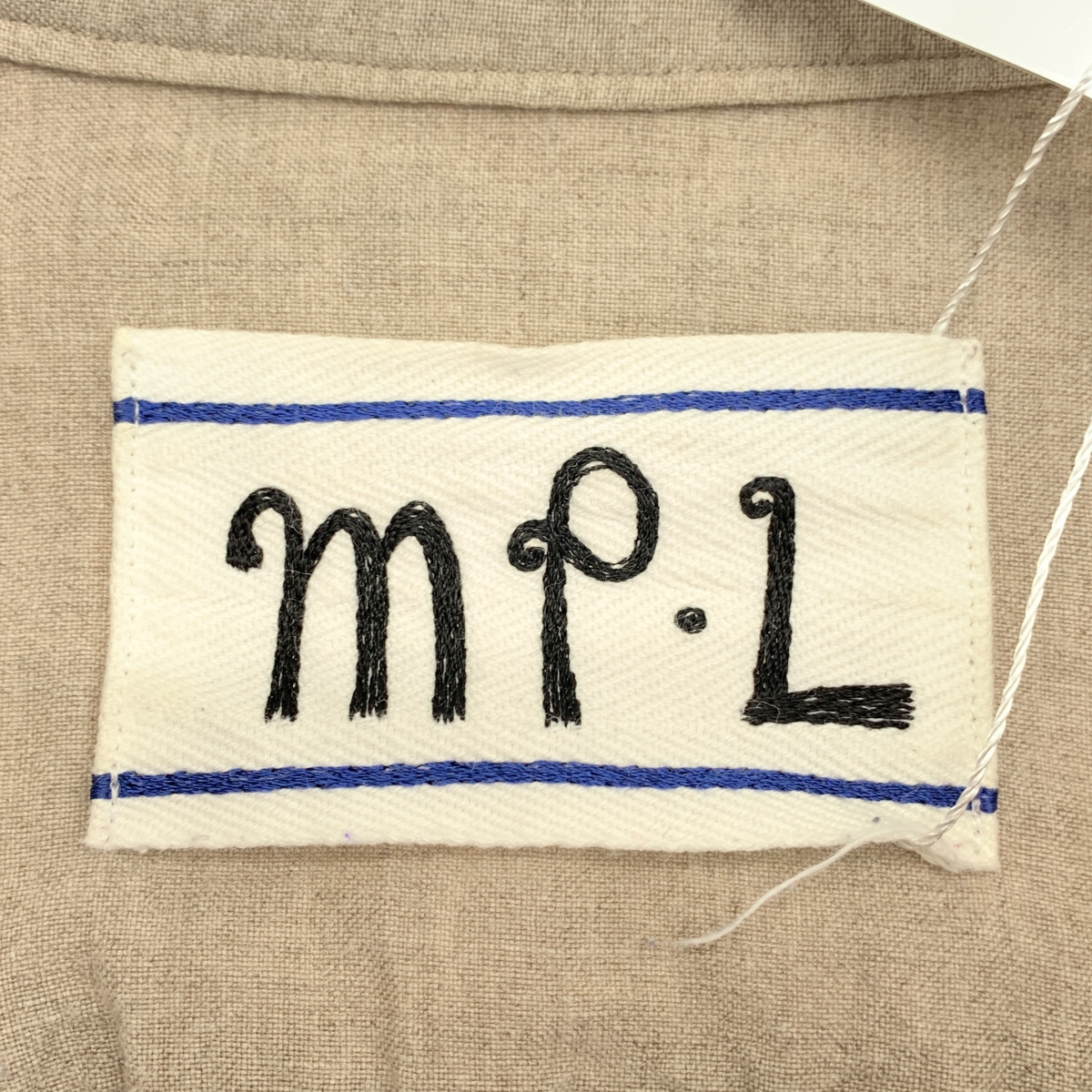 mina perhonen / ミナペルホネン yuki-no-hi / ユキノヒ リネン エンブロイダリー ベルテッド ボリューム ドレス ワンピース