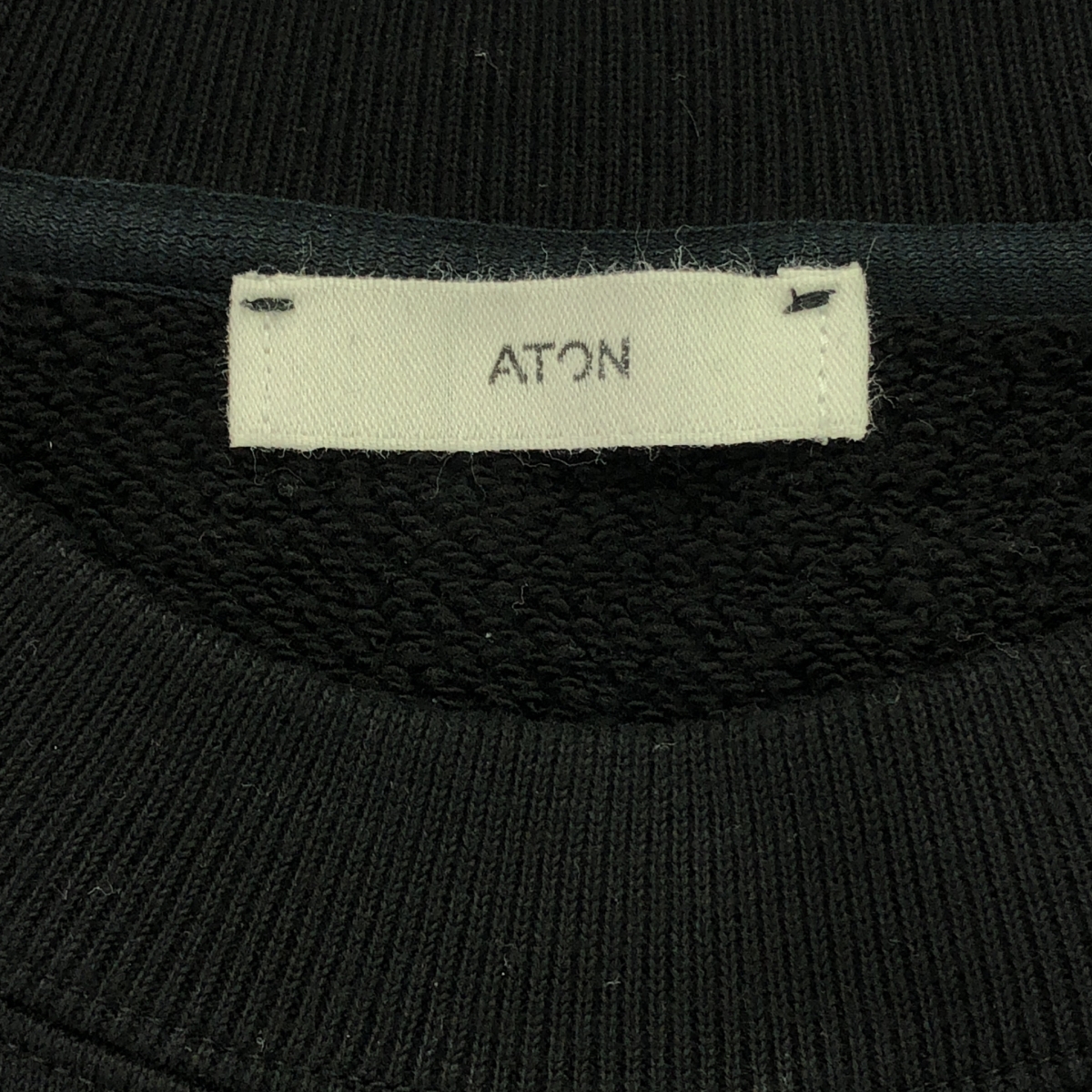 ATON / エイトン ZERO TSURI URAKE SWEAT SHIRT ゼロ 吊り裏毛 クルーネックプルオーバー スウェット