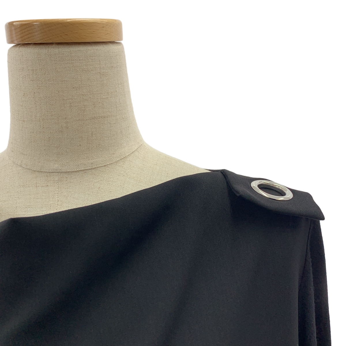 MM6 Maison Margiela / エムエムシックスメゾンマルジェラ 袖切替 長袖 ドレープ ロングワンピース