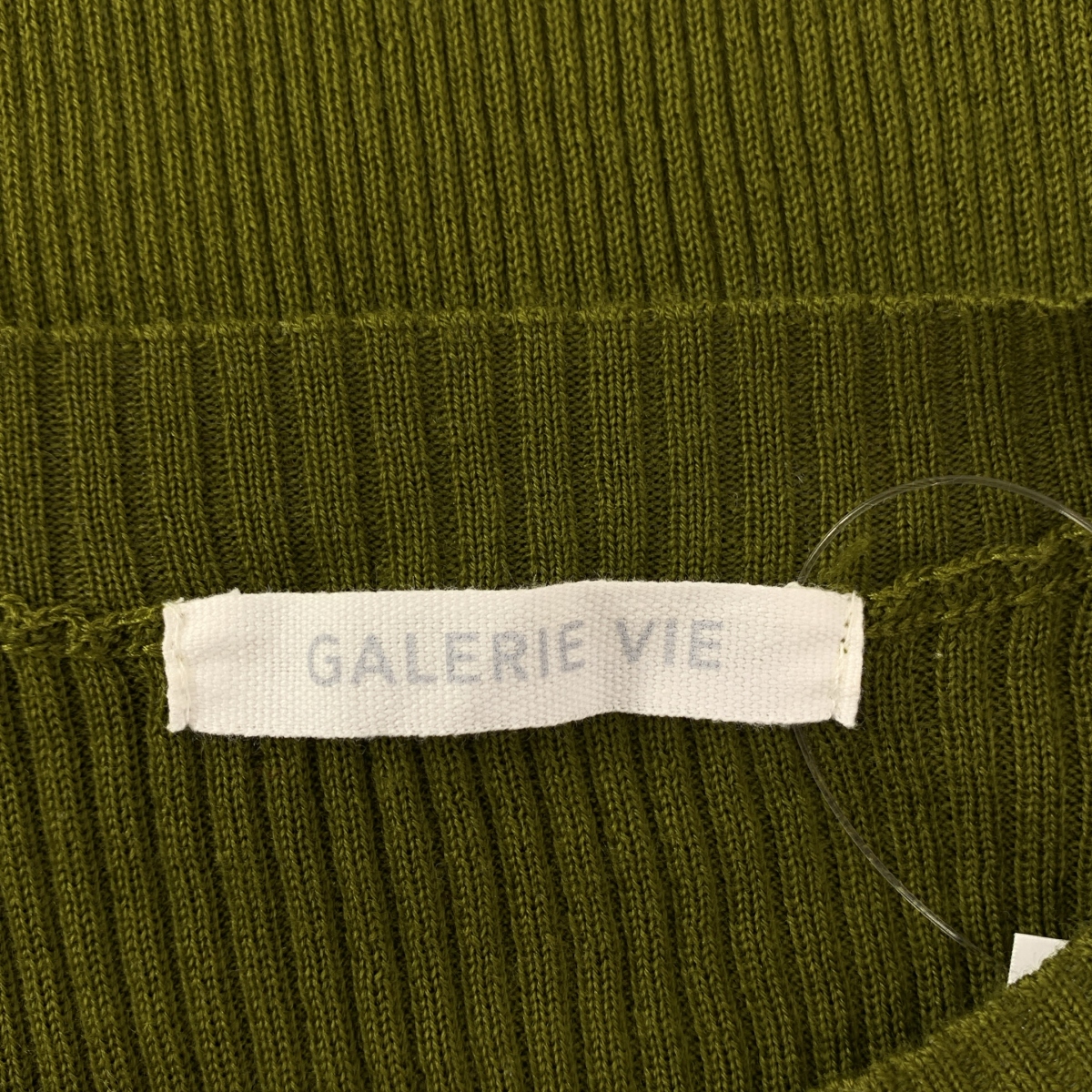 GALERIE VIE / ギャルリーヴィー リブ クルーネック ニット セーター