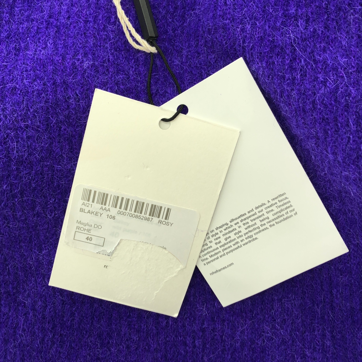 その他 BLAKEY アルパカ混 ボリュームショルダー ニット