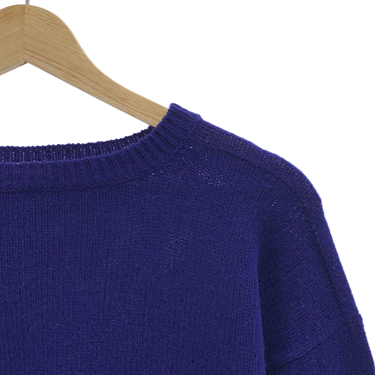 COMOLI / コモリ ラムズウール ガンジーネックニット