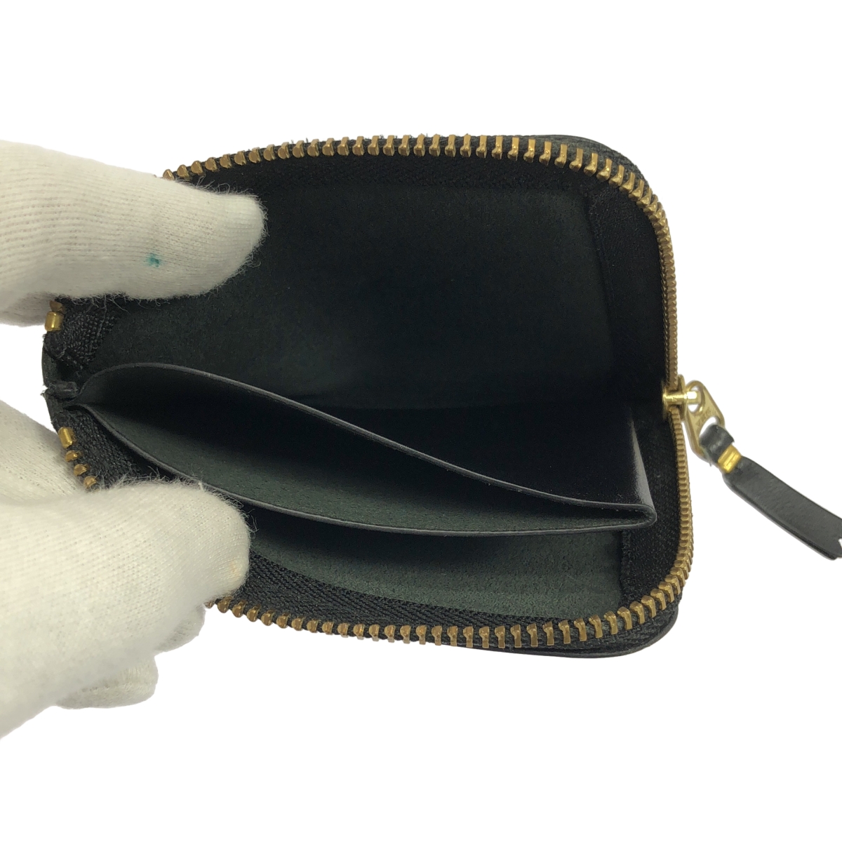 COMME des GARCONS / コムデギャルソン レザー コンパクトウォレット コインケース 財布