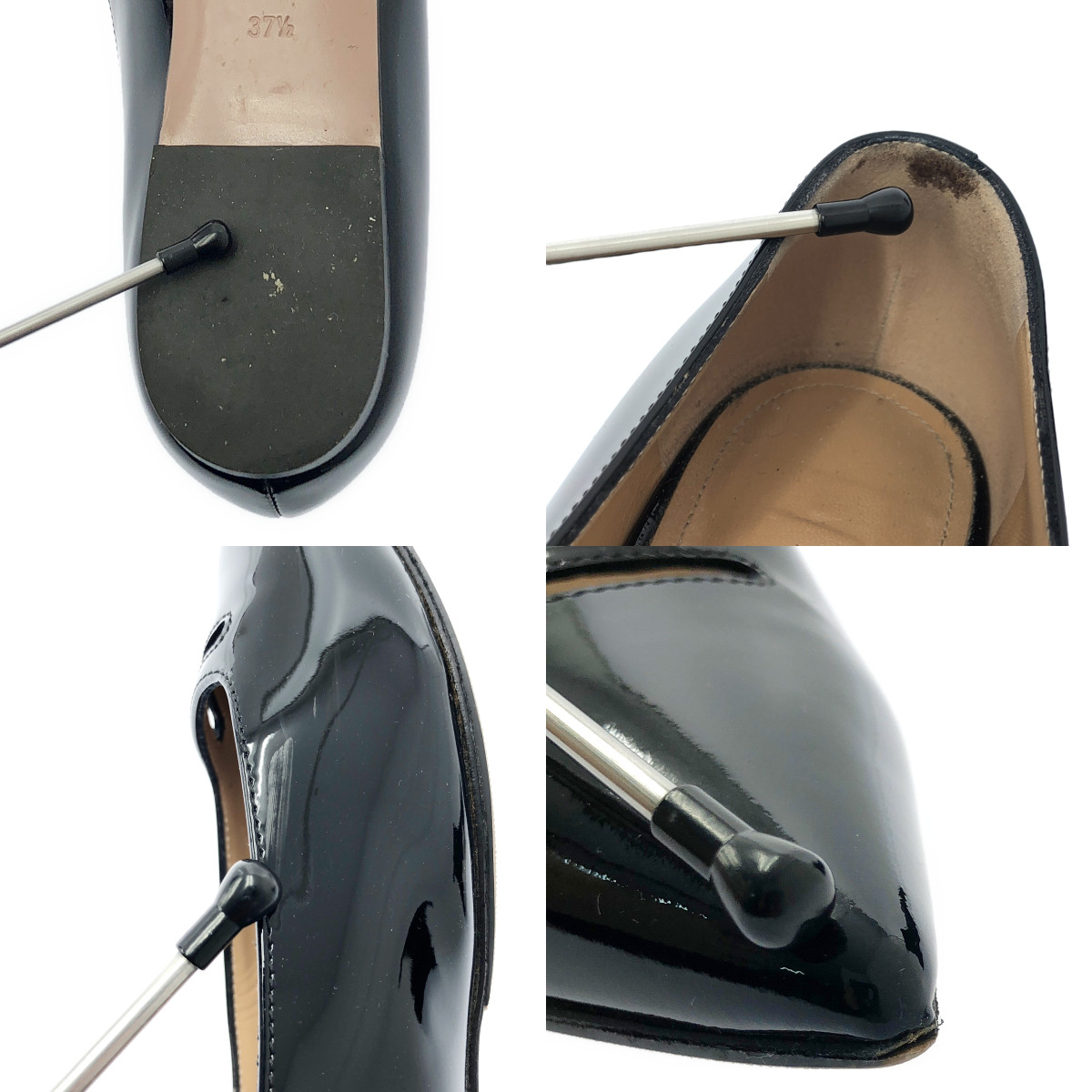 PELLICO / ペリーコ パテントレザーポインテッドトゥパンプス